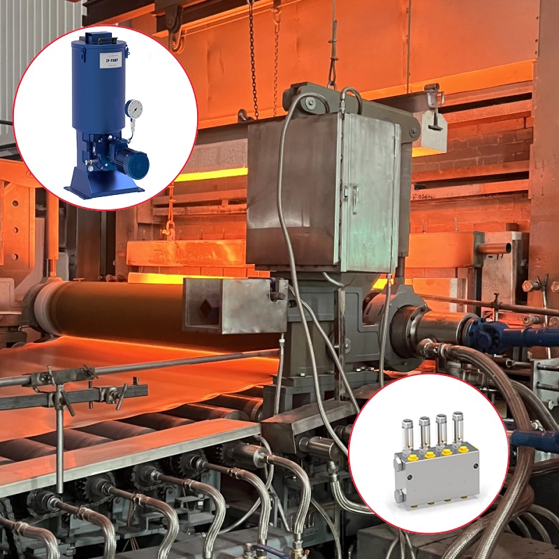 Centralny system smarowania w stalowych urządzeniach metalurgicznych